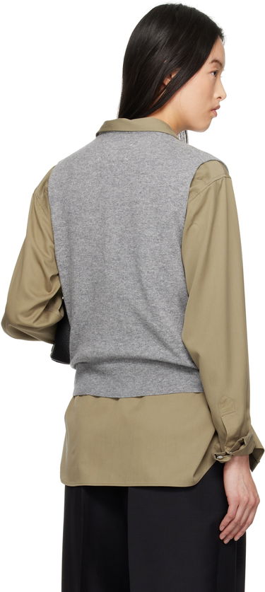 Пуловер Maison Margiela Maison Margiela Knit Vest Сиво | S51FB0077 M13090, 2