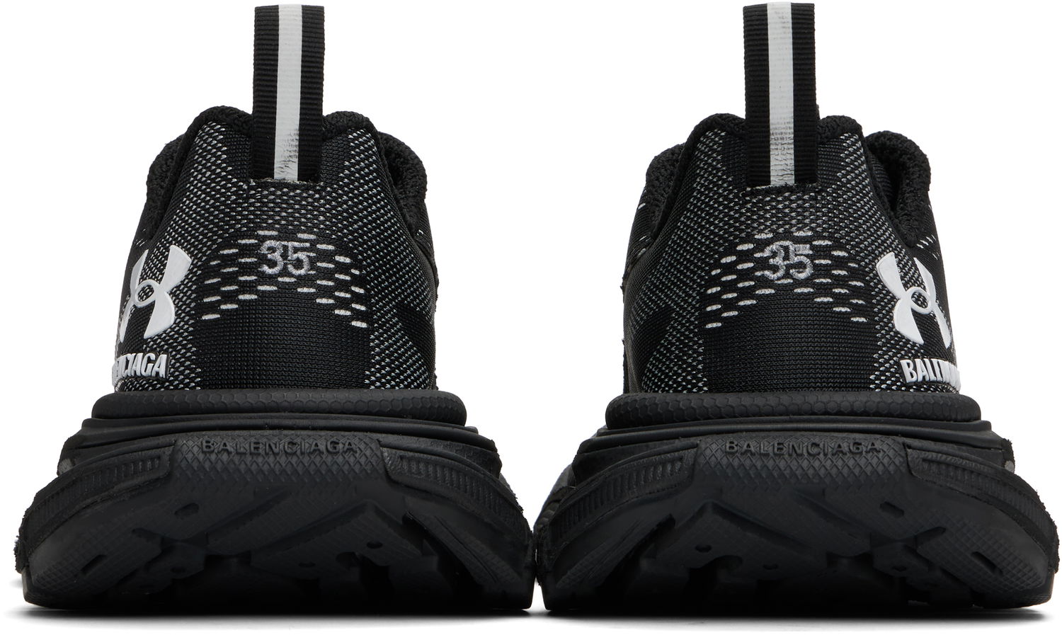 Кецове и обувки Balenciaga Under Armour Edition 3XL Knit Balenciaga Черно | 814415 W3XUA, 1