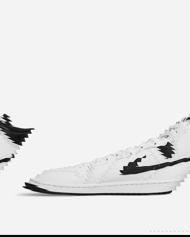 Кецове и обувки Jordan Air Jordan 1 Mid "White Black" Бяло | DQ8426-132, 3