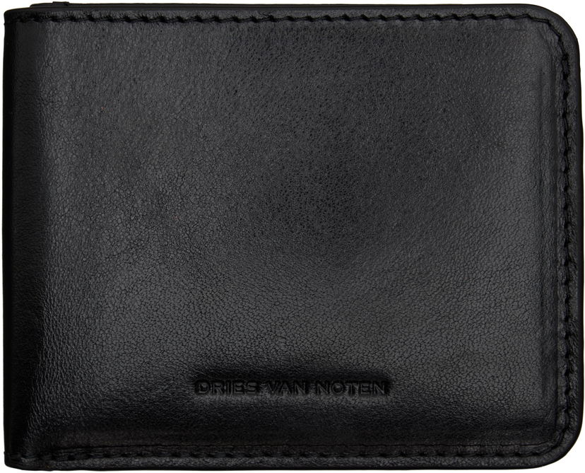 Портфейл Dries Van Noten Dries Van Noten Leather Wallet Черно | 252-022110-151