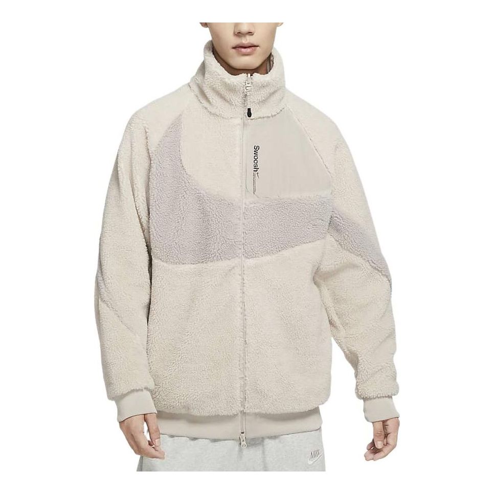 Пуловер Nike Big Swoosh Zip-Up Jacket Бежово | FB1910-236, 0