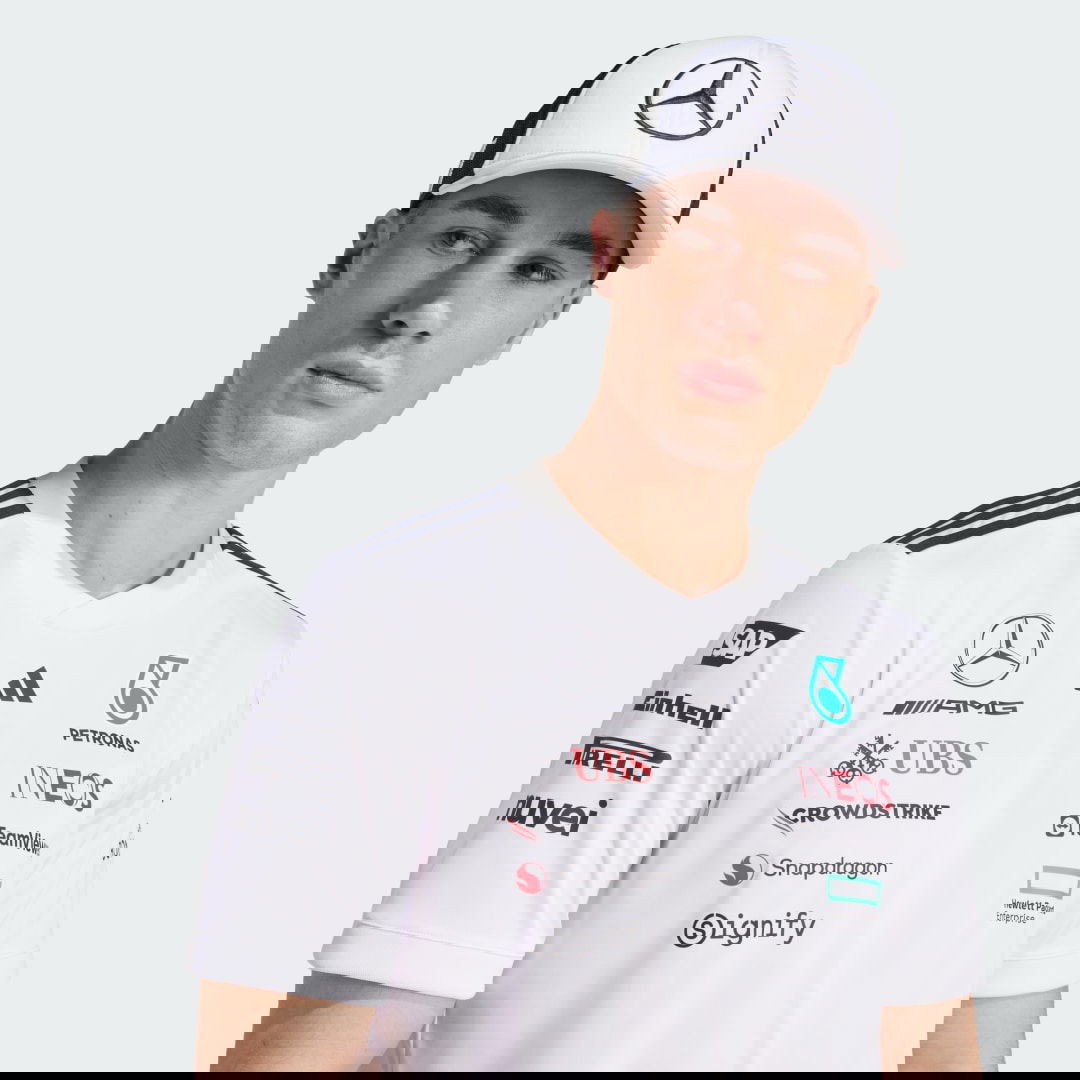 Шапка с козирка adidas Performance Mercedes-AMG Petronas Formula One Team Trucker Cap Бяло | KA8015, 0