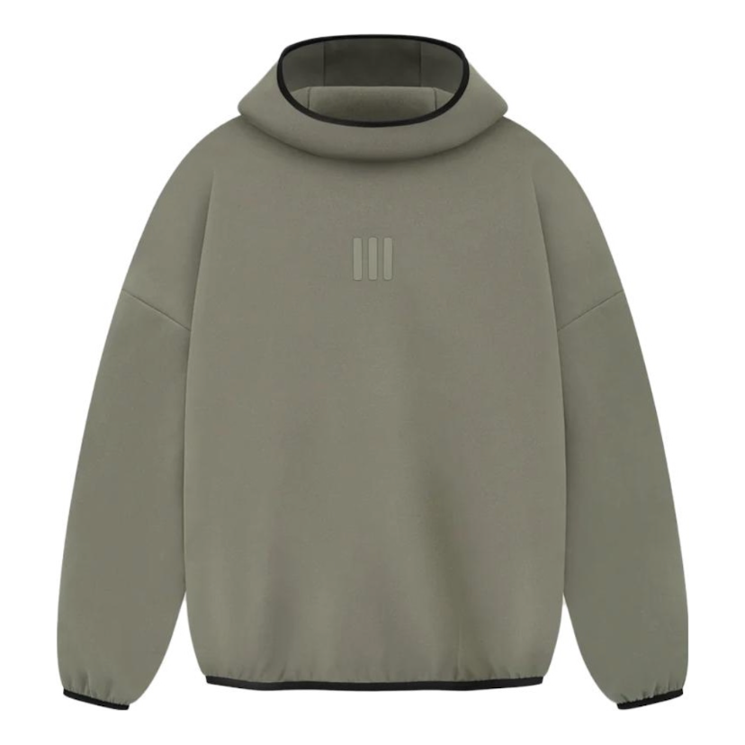 Суитчър adidas Originals Fear of God Athletics Fleece Hoodie Зелено | IS8774