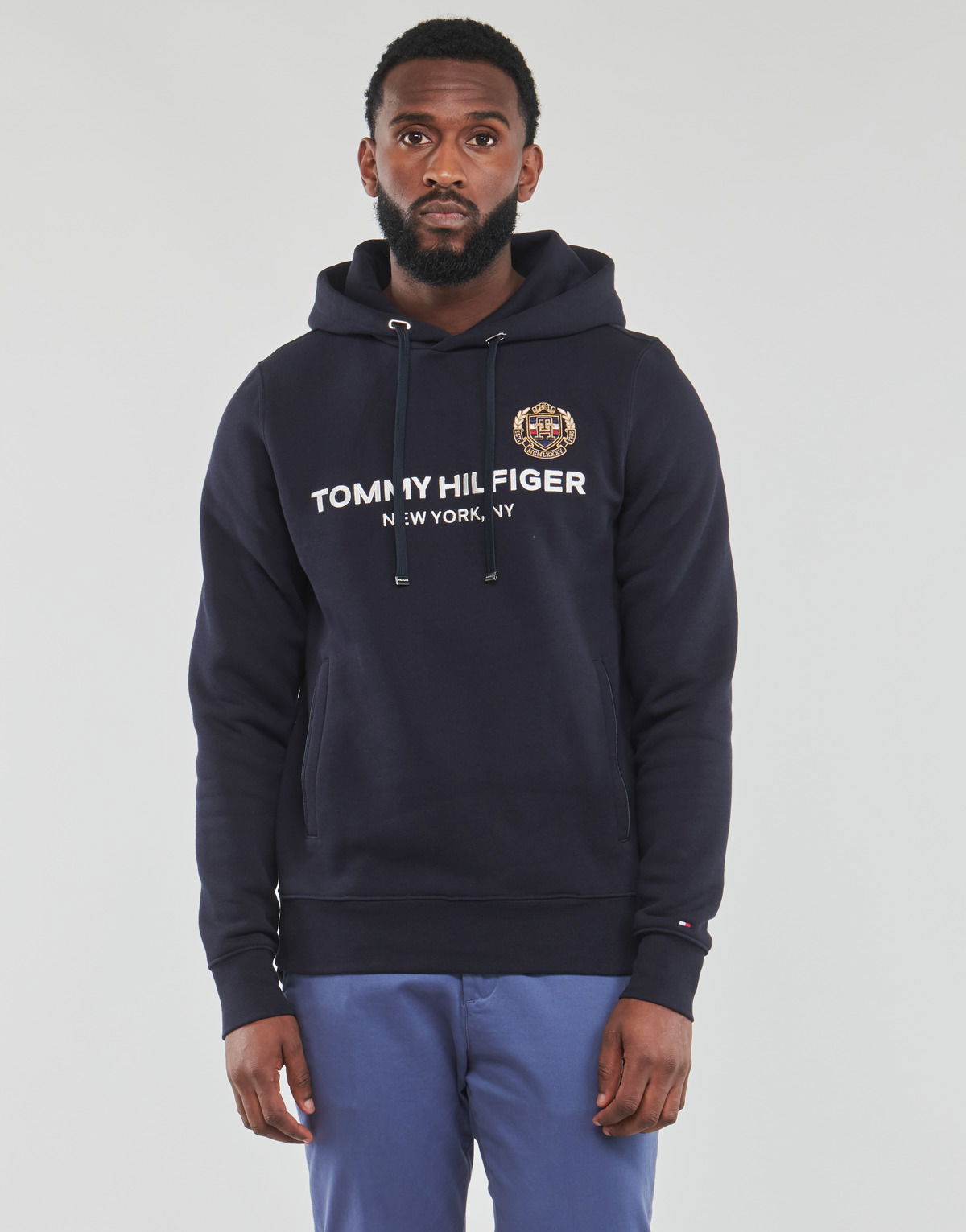 Суитчър Tommy Hilfiger ICON STACK CREST HOODY Черно | MW0MW29332-DW5, 1