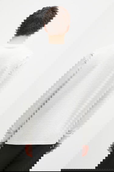 Тениска Carhartt WIP Cotton Long Sleeve T-Shirt Сиво | I026392.00JXX, 2