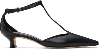 Грижа за обувките Aeyde Aeyde Liz T-Bar Kitten Heels Черно | A11-PU0596001001-225, 0