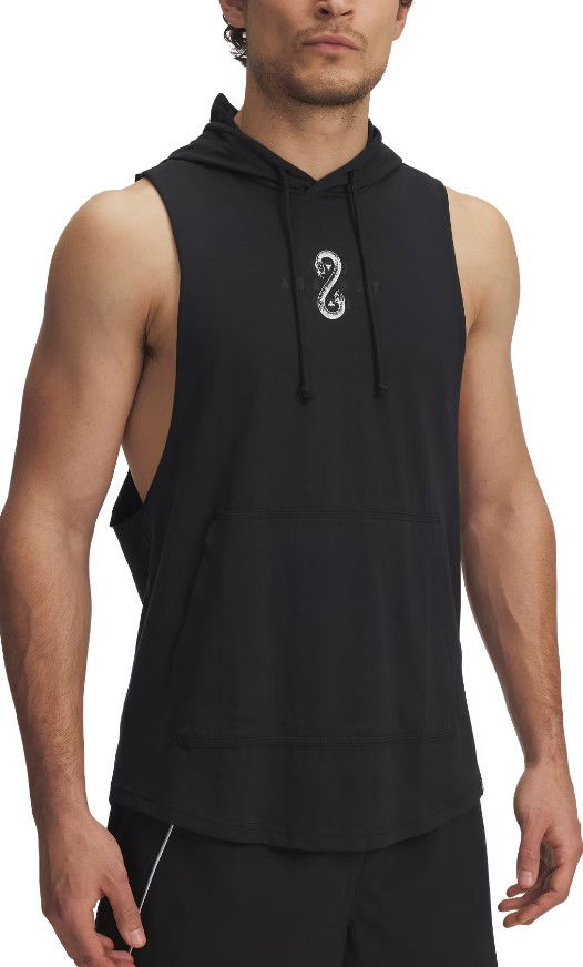 Потник Under Armour Project Rock Snake Sleeveless Hoodie Черно | 1389987-001, 0