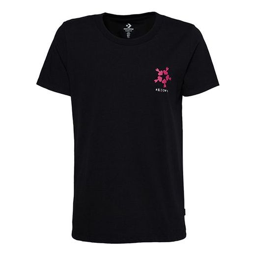 Тениска Converse Graphic Short Sleeve T-Shirt Черно | 10018143001, 0