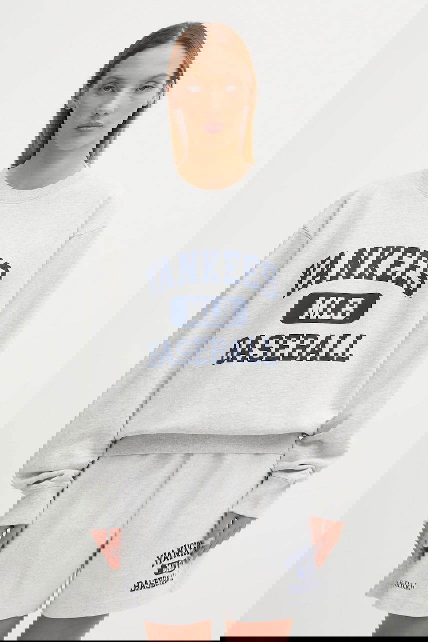 Суитчър Sporty & Rich Yankees MLB Baseball Ivy Crewneck Sweatshirt Сиво | ST071623660GY03, 1