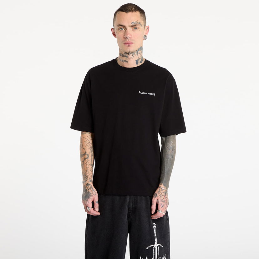 Тениска Filling Pieces T-Shirt Boxy Черно | 422420501127 Black