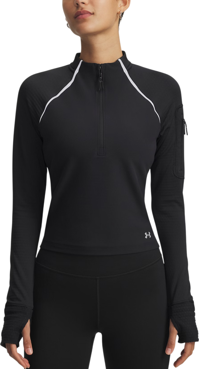 Velociti Pro CW Long-Sleeve Half Zip Top with Thumbholes and Arm Pocket