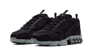 Кецове и обувки Nike Stussy x Air Zoom Spiridon Caged 2 ''Black Cool Grey'' Черно | CQ5486-001, 2