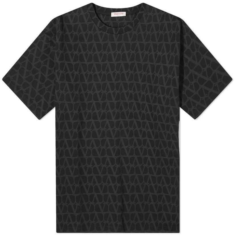 Тениска Valentino Men's Icon Oversized Tee Black Черно | 4V3MG14Y9KC-MXM