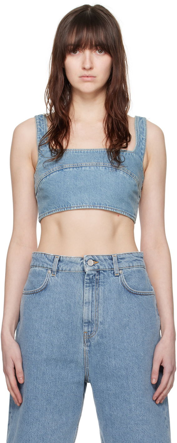 Потник Loulou de Saison Loulou de Saison Anet Denim Tank Top Синьо | ANET, 0