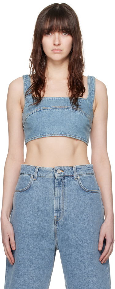 Потник Loulou de Saison Loulou de Saison Anet Denim Tank Top Синьо | ANET, 0