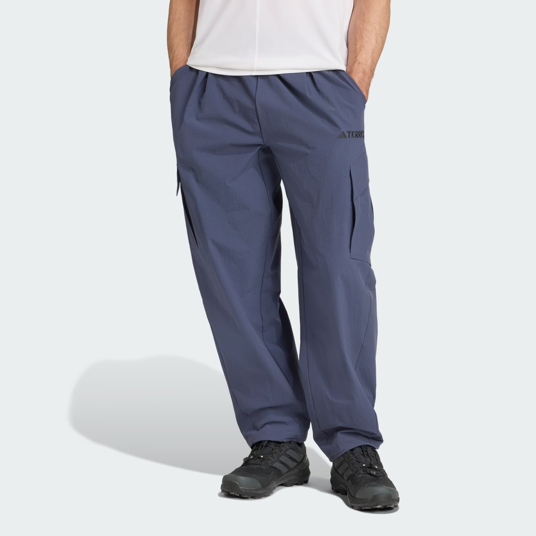 Карго панталони adidas Performance Terrex Xploric Cargo Pants Синьо | JM7426, 0