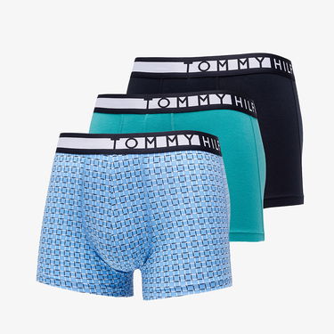 Бельо и чорапи Tommy Hilfiger Logo 3 Pack Trunks Print Многоцветен | UM0UM01565 0S1, 0