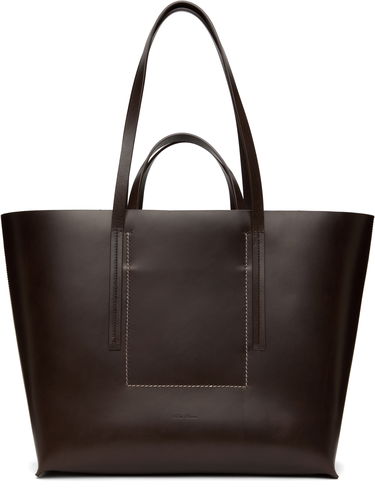 Голяма пазарска чанта Rick Owens Rick Owens Hollywood Shopper Tote Кафяво | RA01E0662 LGEL, 0
