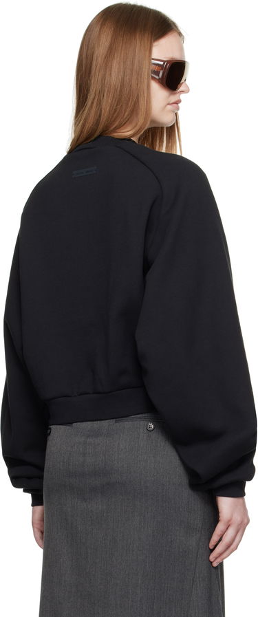 Суитчър Fear of God Fear of God ESSENTIALS Fleece Raglan Crewneck Sweatshirt Черно | 192SP257830FW, 2