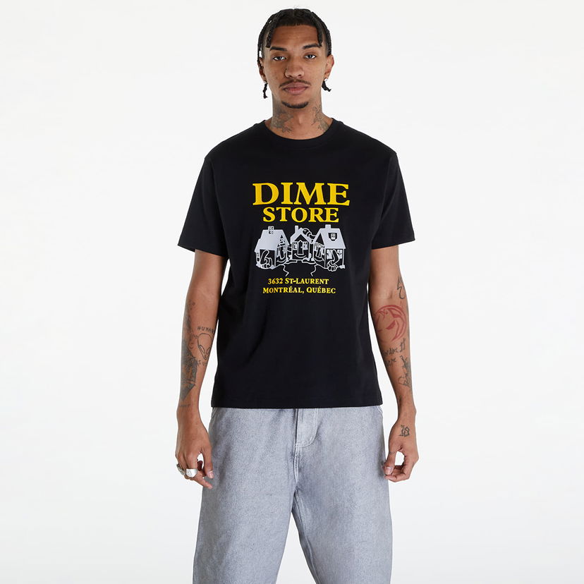 Тениска Dime Skateshop T-Shirt Black Черно | DIMESP2425BLK