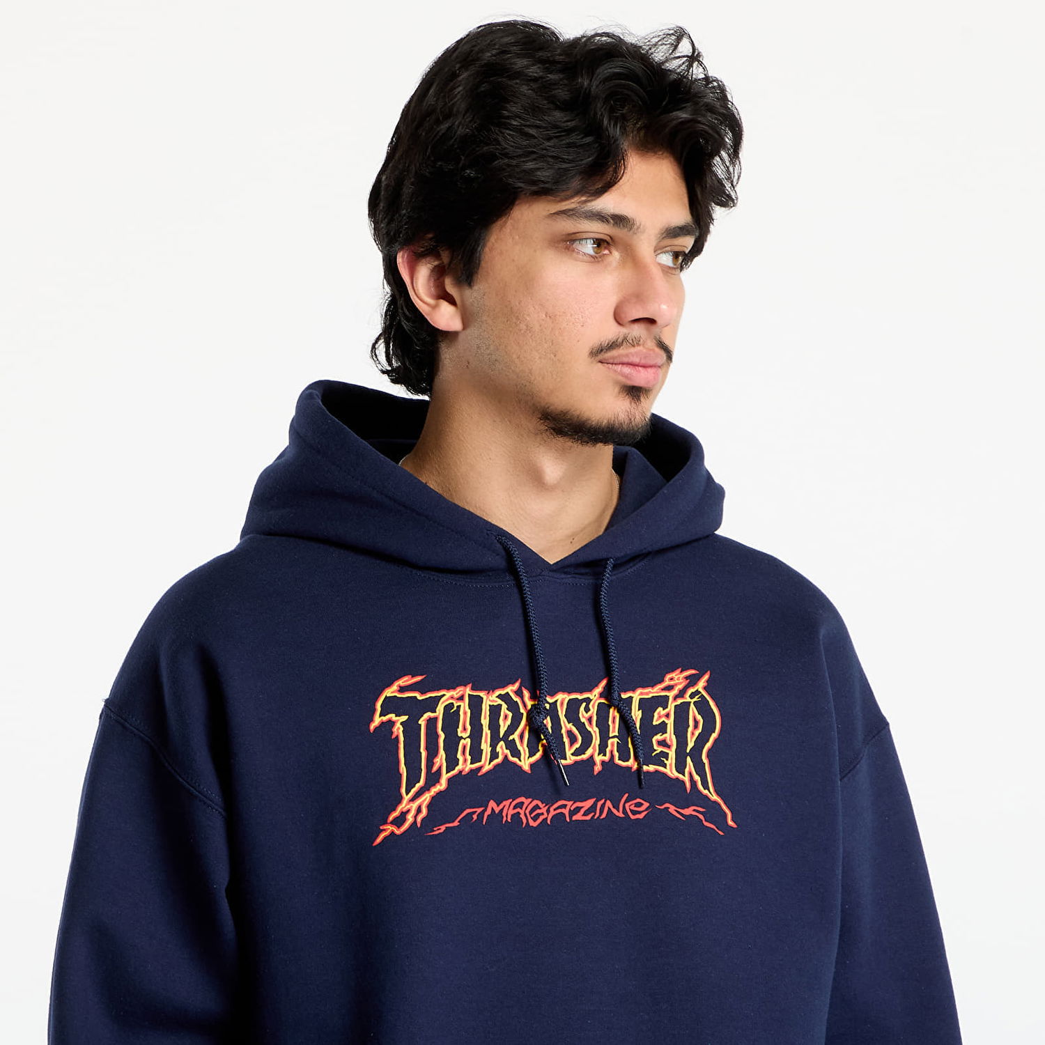 Суитчър Thrasher Cracked by Exteenager Hoodie Тъмно синьо | 145776, 1