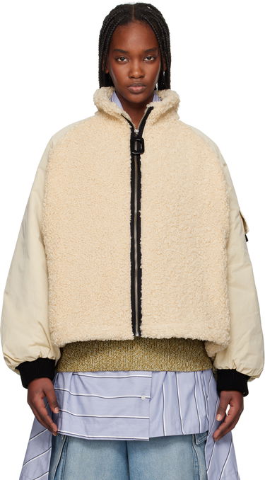 Яке JW Anderson JW Anderson Color Block Fleece Track Jacket Бежово | JK0367-PG1736, 0