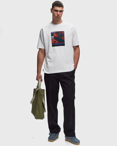 Тениска By Parra Hole In The Yard T-Shirt White Бяло | 52310, 1
