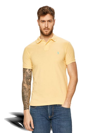 Поло тениска Polo by Ralph Lauren Slim Fit Polo Shirt Жълто | 710795080003