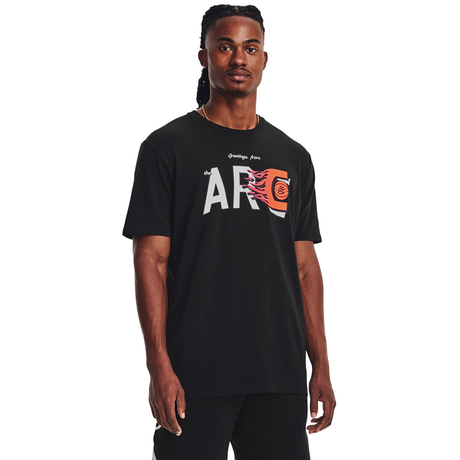 Тениска Under Armour Curry Arc Ss Black Черно | 1376804-001, 0