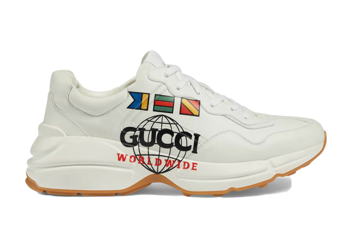 Кецове и обувки Gucci Rhyton 'Worldwide' (W) Бяло | 602047 DRW00 9014, 0
