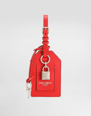 Ключодържатели Dolce & Gabbana Dolce & Gabbana Calfskin Luggage Tag with Lock Червено | BP3417AV89387124, 0