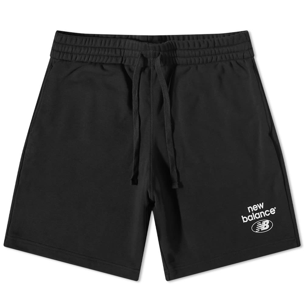 Къси панталони New Balance Essentials Fleece Short Черно | MS31520-BK, 0