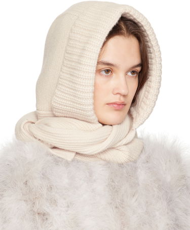 Шал Yves Salomon Cashmere & Wool Hooded Scarf Черно | 25W25WAA506XXMACL, 4