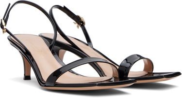 Аксесоари Gianvito Rossi Gianvito Rossi Ribbon Kitten Heel Sandals Черно | G32091-55RIC-VER, 3