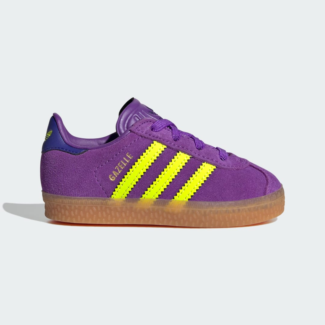 Кецове и обувки adidas Originals Gazelle Comfort Closure Elastic Laces Лилаво | JP7136, 0