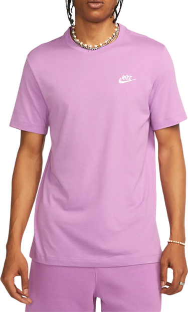 Тениска Nike T-Shirt Sportswear Club Лилаво | ar4997-591, 0
