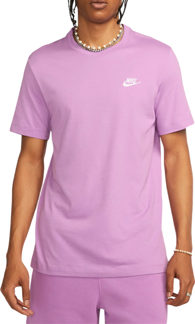 Тениска Nike T-Shirt Sportswear Club Лилаво | ar4997-591, 0