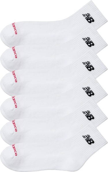 Чорапи New Balance Everyday Ankle 6 Pairs Бяло | las51306-wt, 3