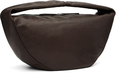 Чанта през рамо BY FAR BY FAR Maxi Cush Washed Leather Shoulder Bag Кафяво | MWBSB022LL034BR054PL, 2
