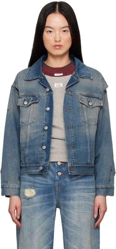 Яке Maison Margiela MM6 Maison Margiela Faded Denim Jacket Синьо | S52AM0319 M30017, 0