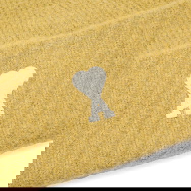 Шапка AMI AMI Paris Alpaca Knit Beanie Жълто | H25UBO005-KN0135-3993H25, 2