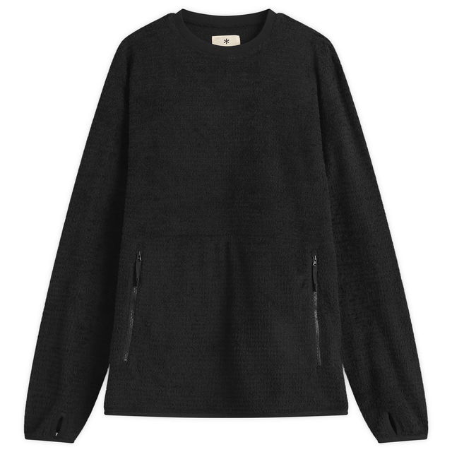 Thermo Control Fleece Crewneck Pullover with Zippered Pockets
