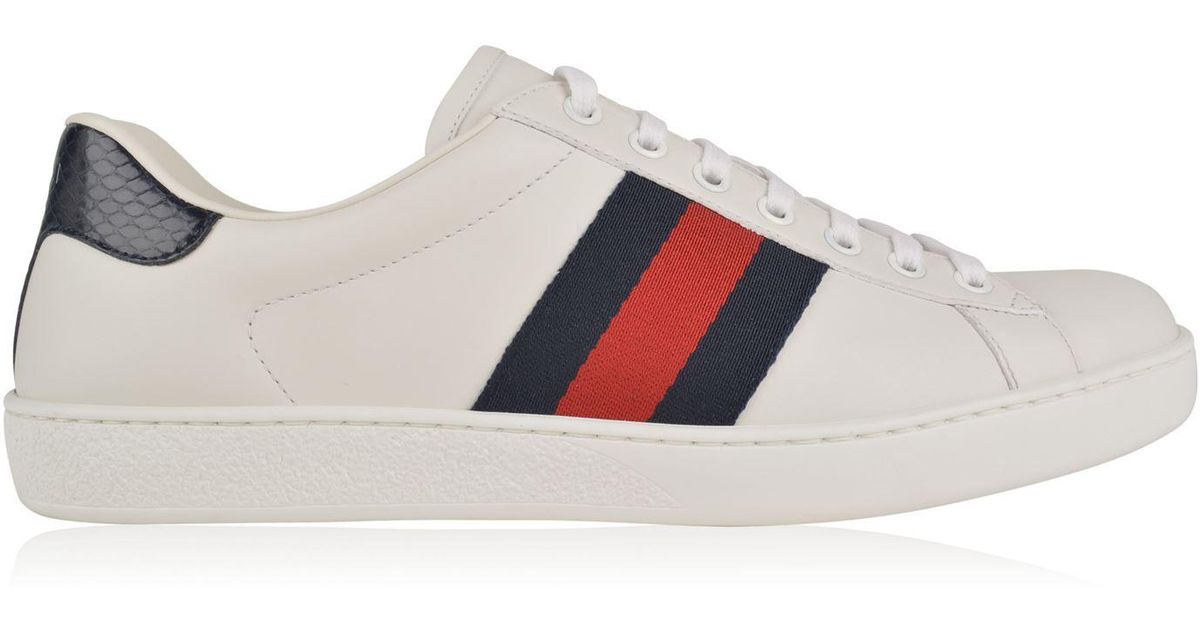 Кецове и обувки Gucci Ace 'Blue' Бяло | 386750 A38D0 9072, 0