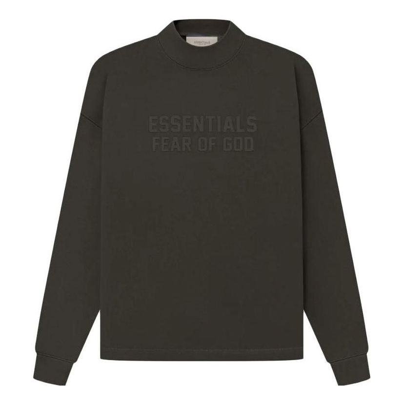 Суитчър Fear of God Essentials Relaxed Crewneck Logo Sweater Зелено | FOG-SS23-025