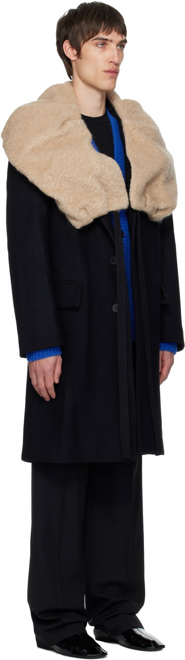 Палта Dries Van Noten Dries Van Noten Wool Collar Coat Черно | 252-020231-2216, 1