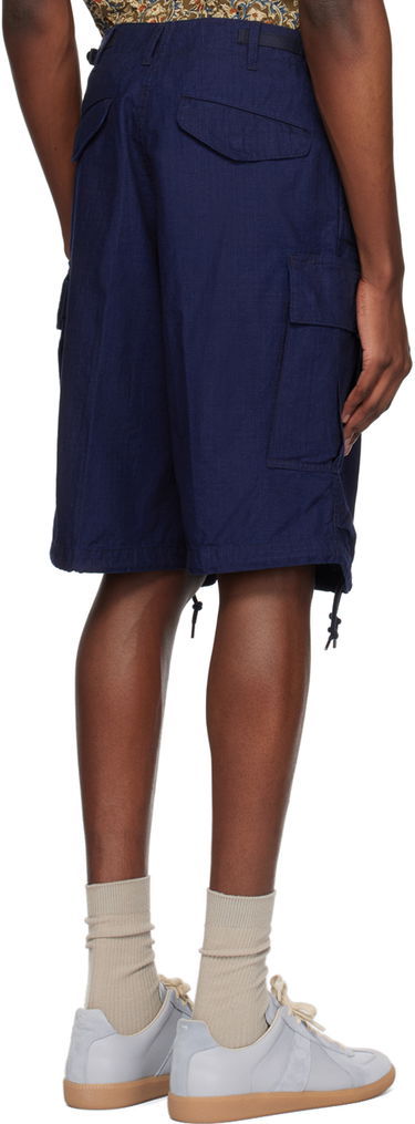 Къси панталони BEAMS BEAMS PLUS Cargo Shorts Тъмно синьо | 38250071791, 2