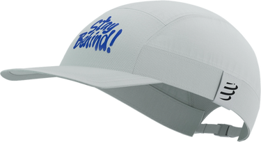Шапка с козирка Compressport 5 Panel Light Cap Stay Behind Бяло | xhwu1192007, 0
