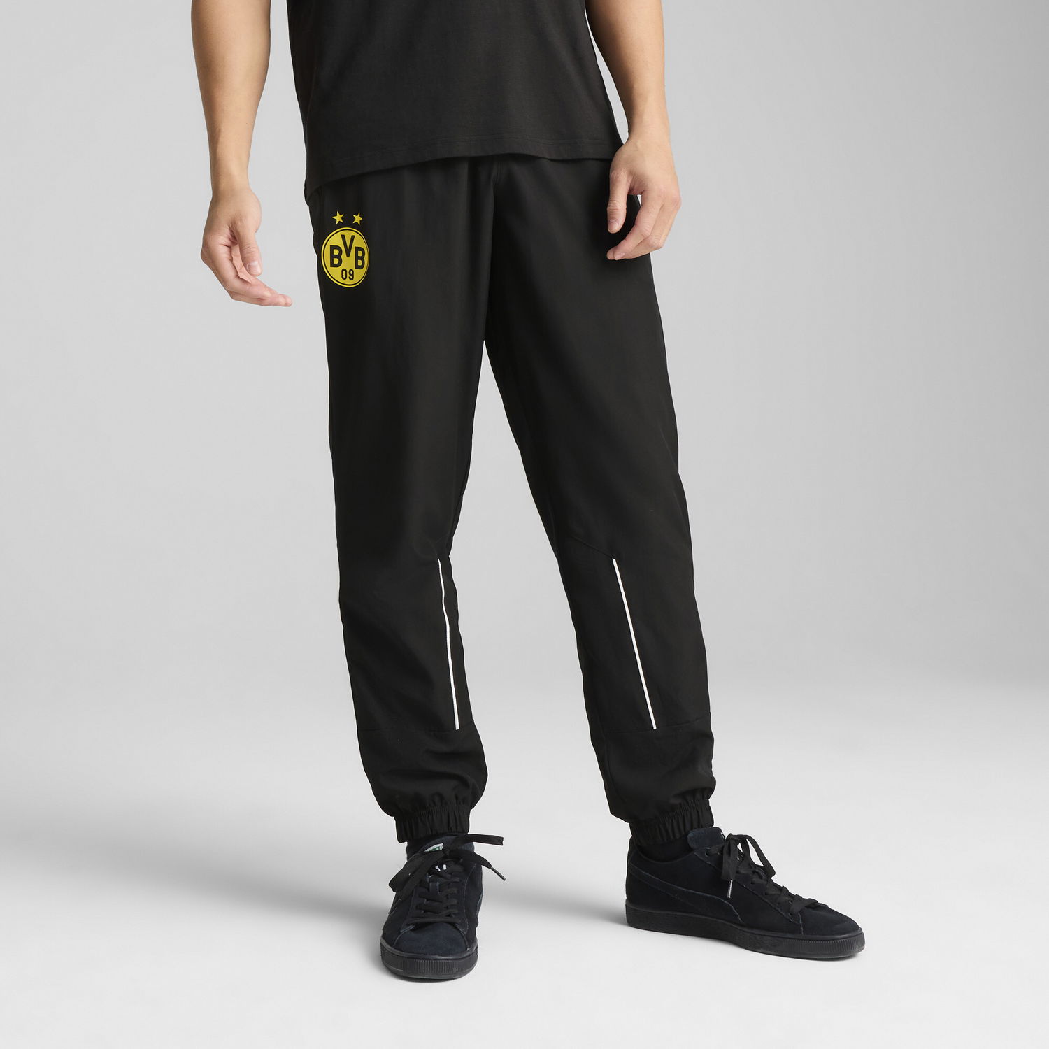 Спортни панталони Puma Borussia Dortmund ftblARCHIVE Men's Training Pants Черно | 779109_02, 0