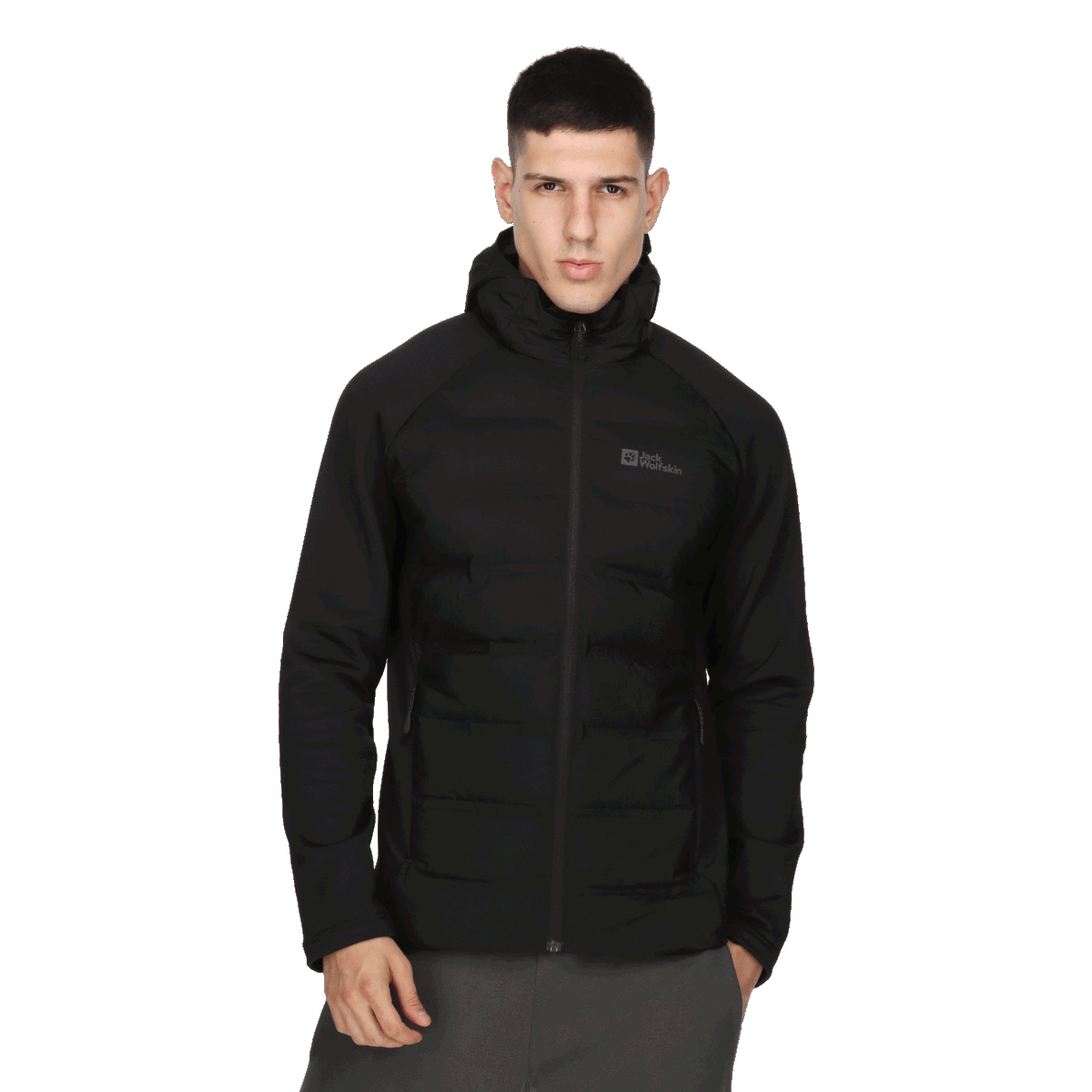 Пухо яке Jack Wolfskin TASMAN Down Hybrid Jacket Черно | 1711411-6000, 0