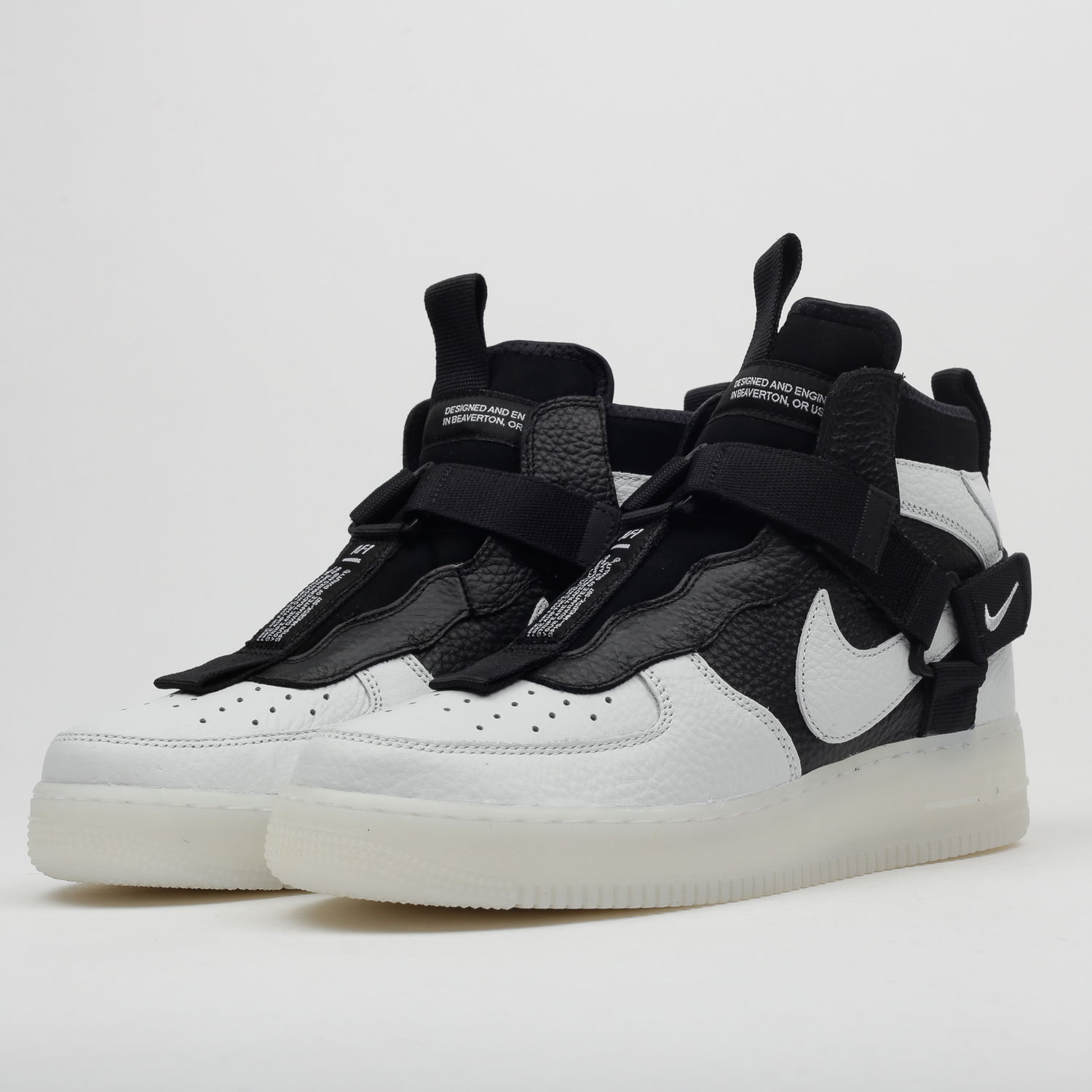 Кецове и обувки Nike Air Force 1 Utility Mid ''Orca'' Черно | AQ9758-100, 1